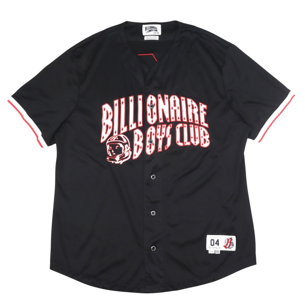 Billionaire Boys Club #4 Baseball Jersey 2017 Black Red 2XL Streetwear